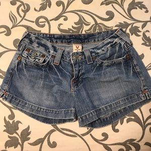 True Religion Jessica Jean Shorts Sz 28